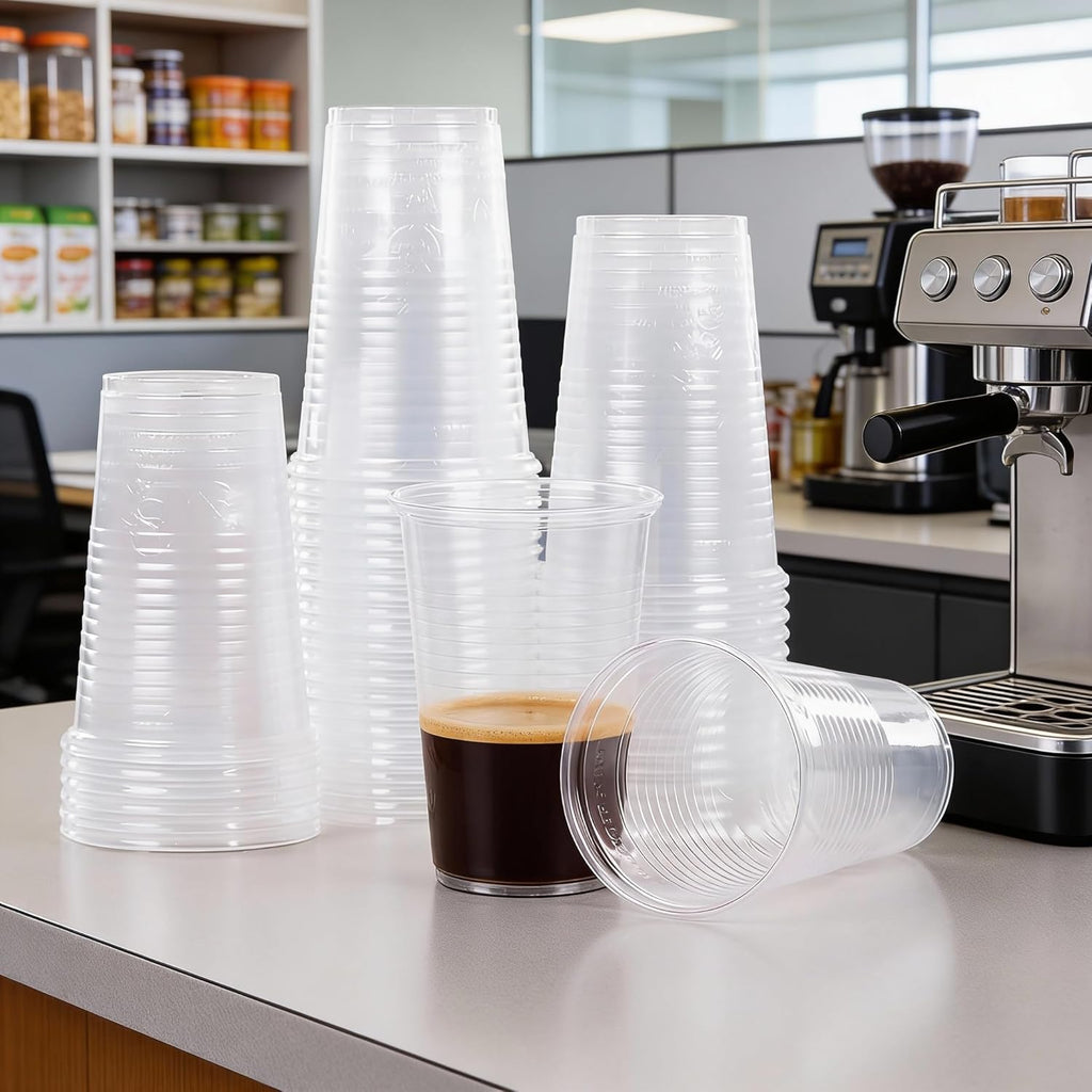 1000 Vasos de Plástico Irrompibles de 220ml